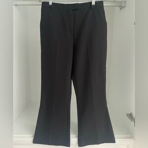 Topshop Black Flare Work Pants